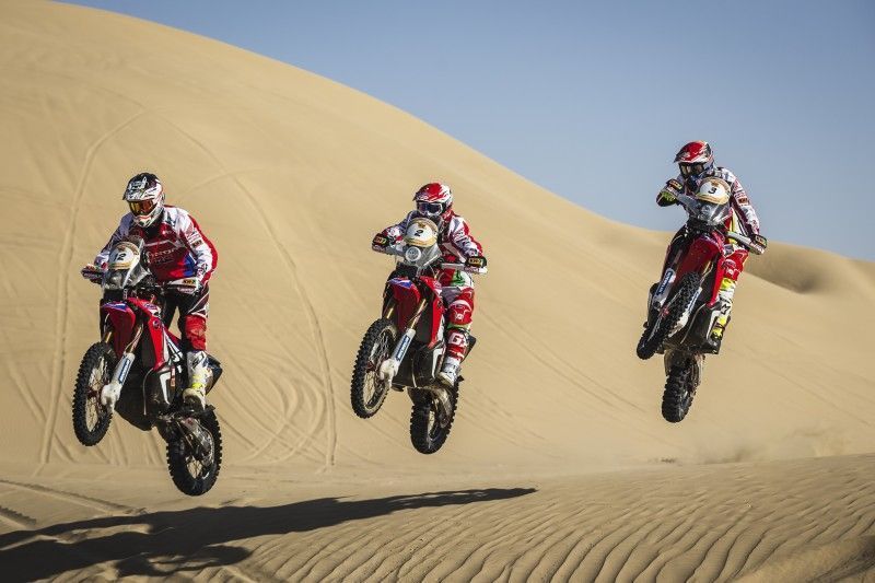 El Team HRC vuelve al trabajo