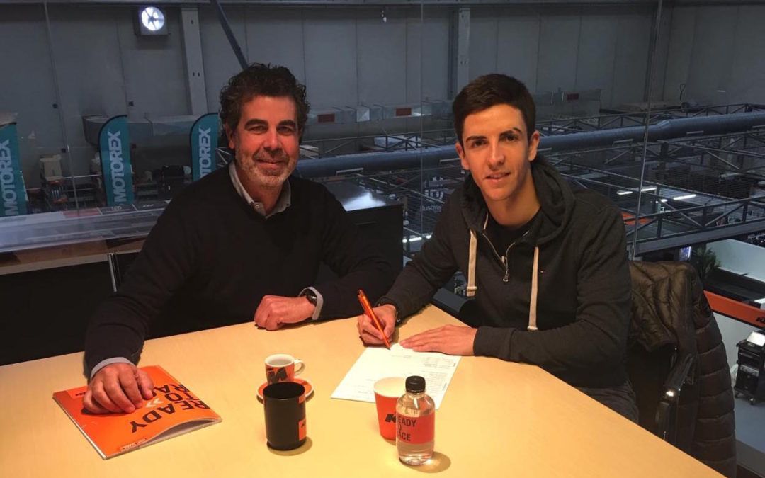 Butrón y Larrañaga defenderán sus títulos nacionales de MX1 y MX2 bajo los colores de KTM
