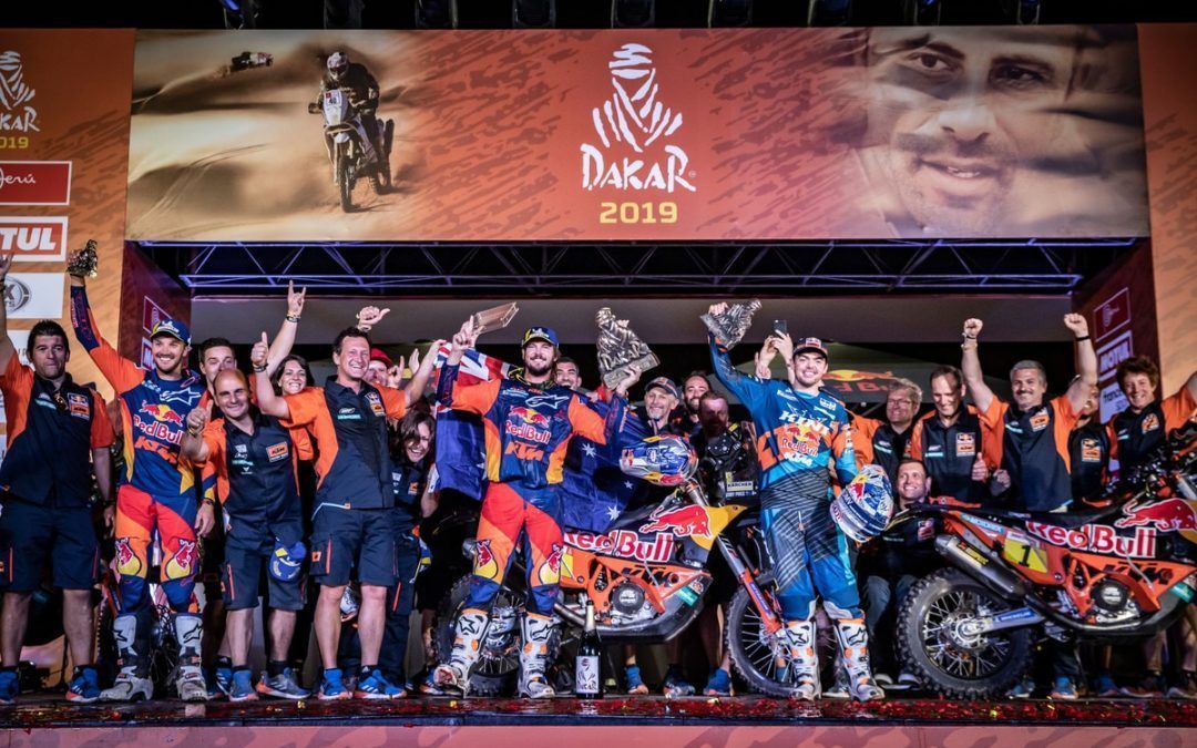 Price, Walkner y Sunderland conquistan el podium final del Dakar 2019