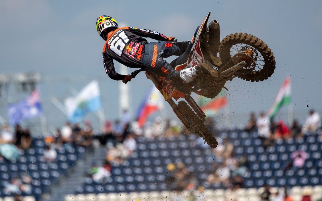 Jorge Prado consigue un nuevo doblete en China en su última carrera en MX2