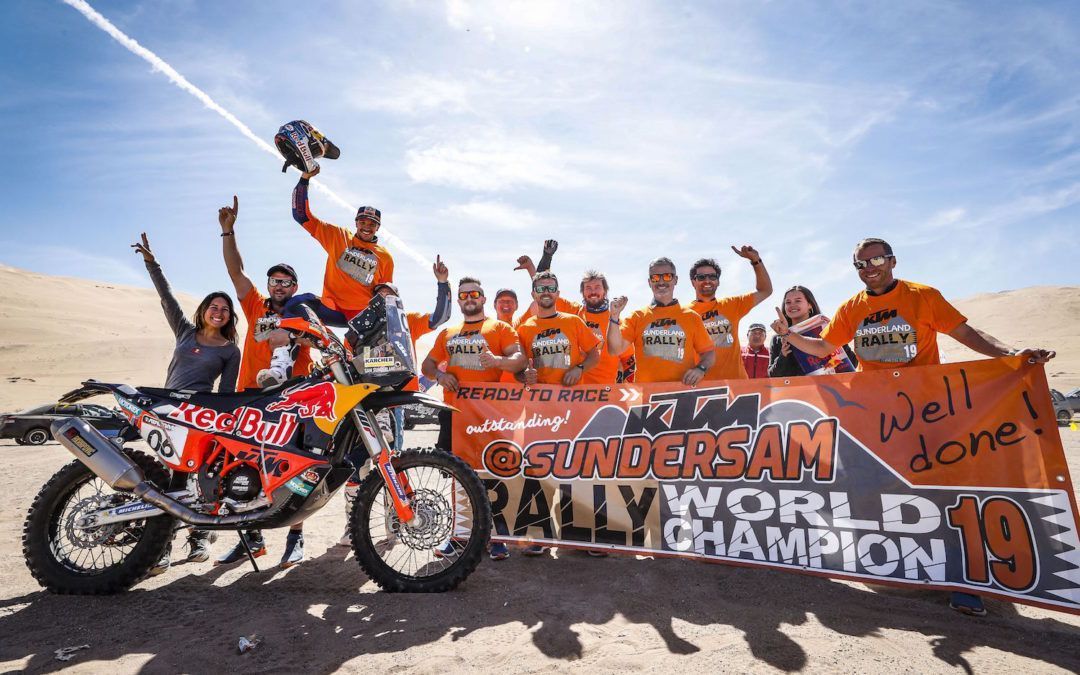 Sam Sunderland y KTM ganan el Campeonato Mundial de Rallies Cross-Country 2019