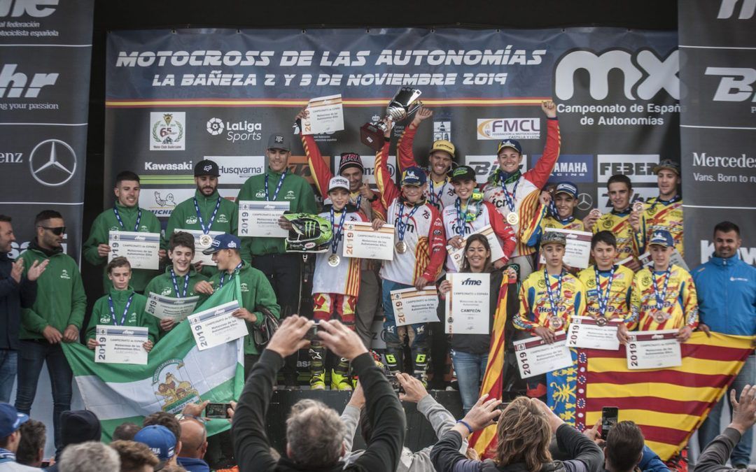 Cataluña, campeona del Motocross de las Autonomías 2019