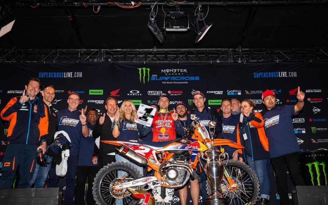 Cooper Webb suma un quinto campeonato AMA Supercross 450SX para KTM