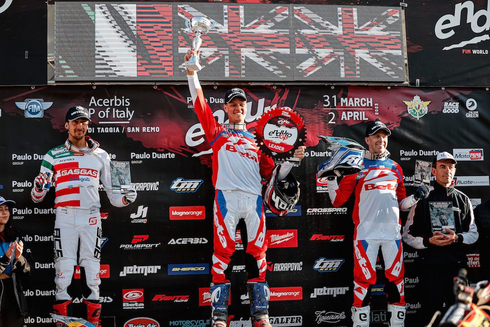 Podio EnduroGP GP Italia