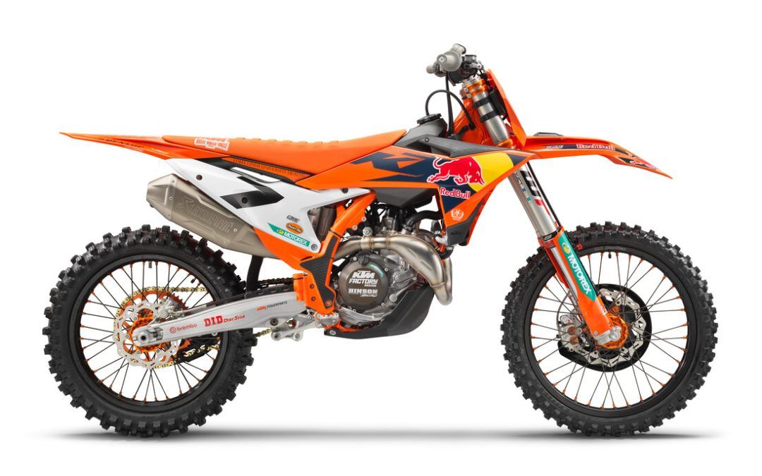 KTM muestra unas nuevas 450 SX-F y 250 SX-F FACTORY EDITION 2024 evolucionadas para triunfar