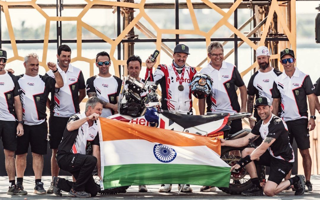 HERO MotoSports hace historia en los Rallys