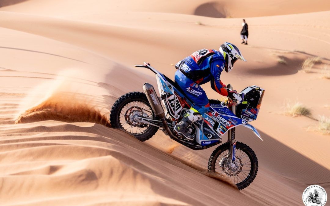 Javier Campos, un rookie en el Dakar