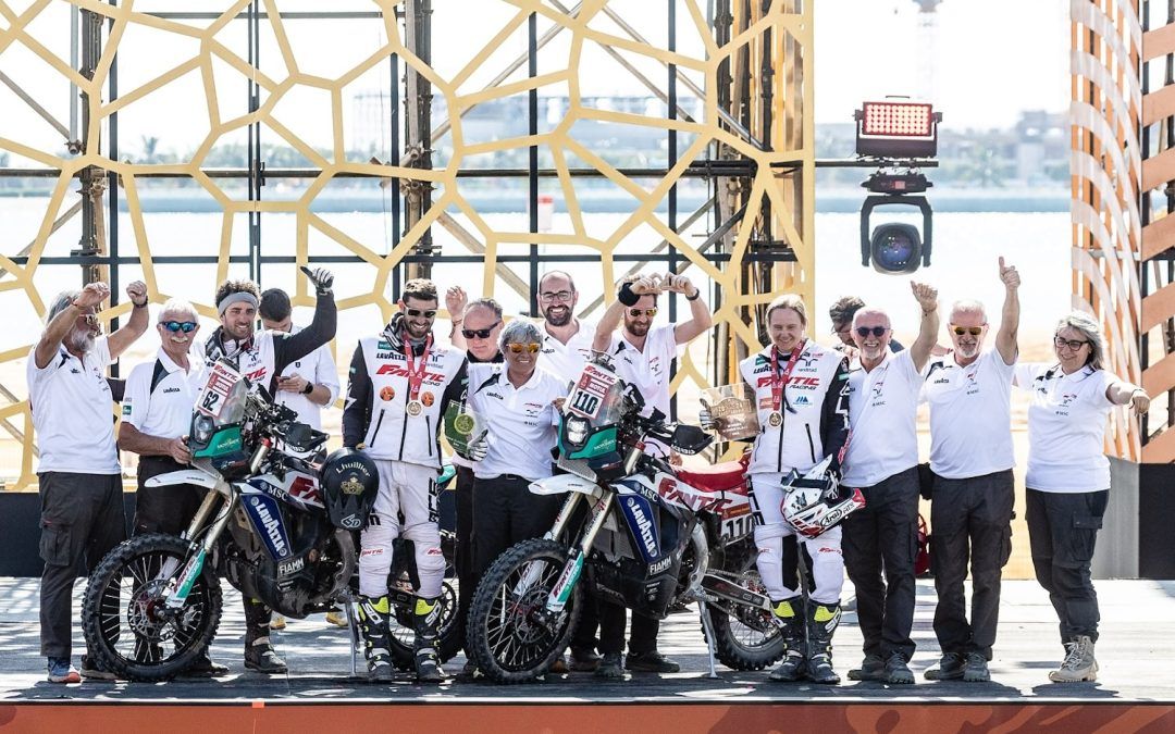 Misión cumplida para Fantic al terminar su tres motos el Dakar 2024