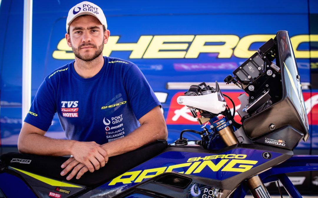 Declaraciones de Lorenzo Santolino tras retirarse del Dakar por avería
