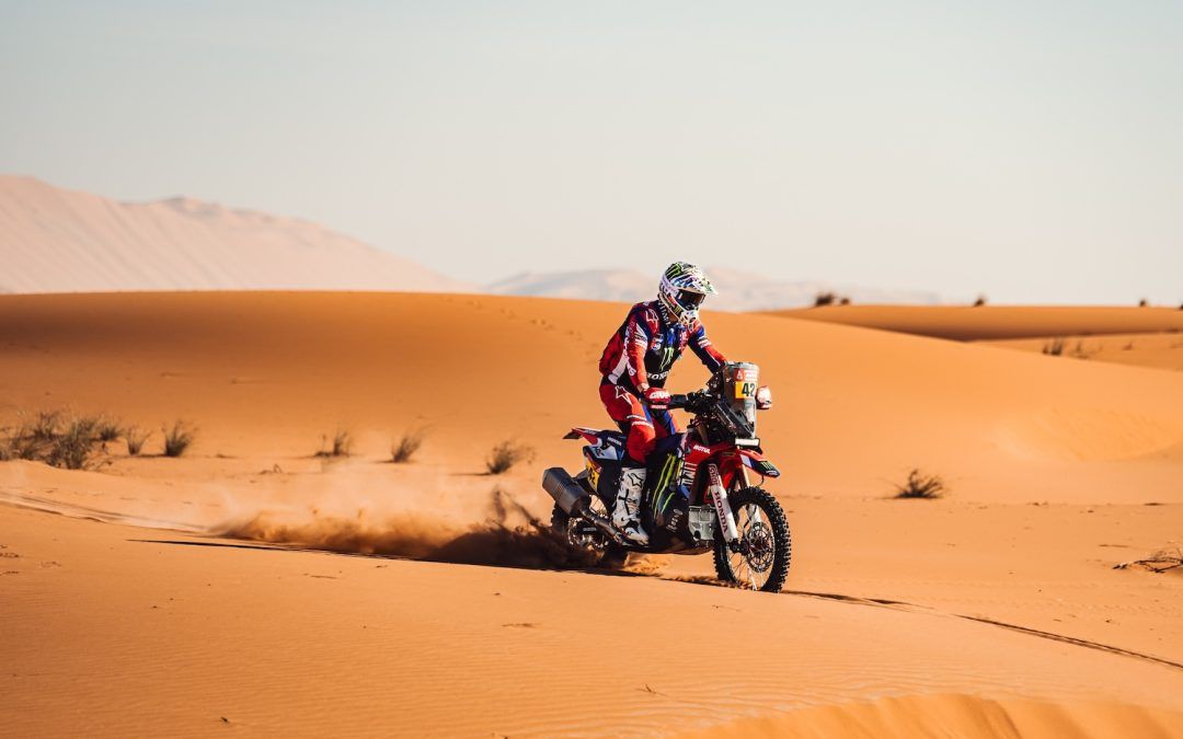 Completada la 1ª parte de la sexta etapa del Dakar con Honda como protagonista