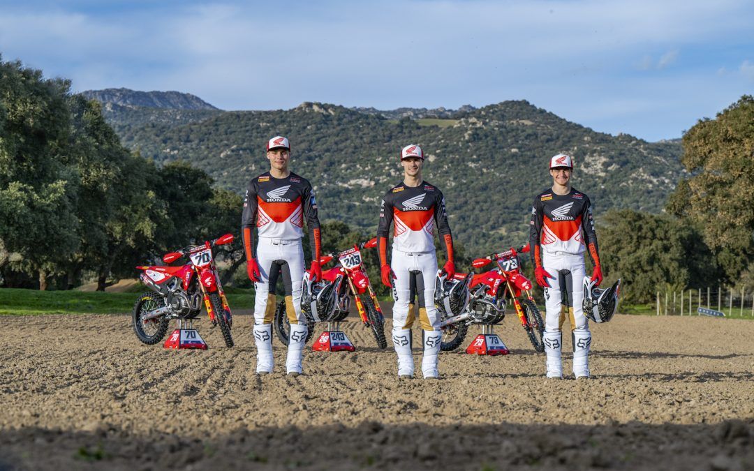 El equipo HRC que se prepara para el Mundial de MXGP 2024 y regresa a MX2