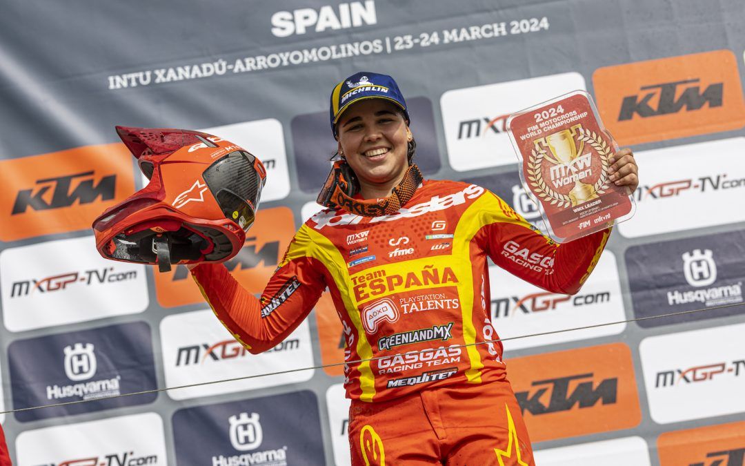Histórico doblete de Daniela Guillén en el GP de España de WMX