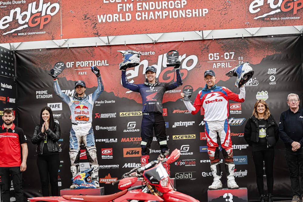 Podio EnduroGP Portugal