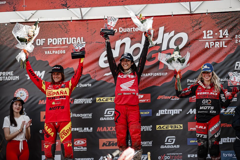 Podio Enduro Femenino