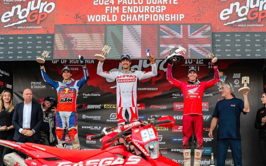 GP de Rumanía de EnduroGP, Andrea Verona vence en el primer día