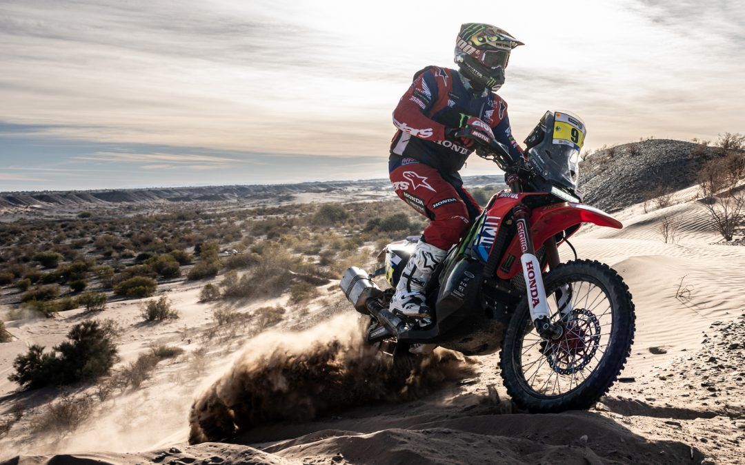 Triplete de Honda en la 3ª etapa del Desafío Ruta 40, con liderato para Ricky Brabec
