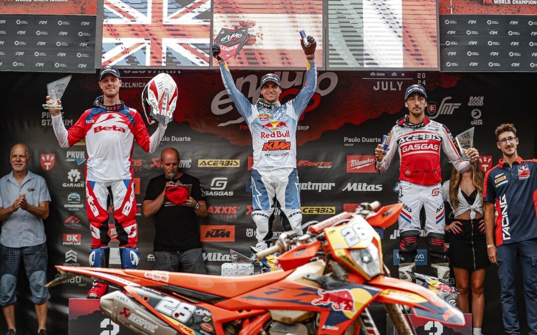 Josep García amplía su liderato en EnduroGP tras la victoria del 2º día en Eslovaquia