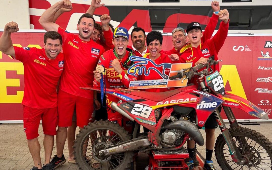 Fran García 3º en el Campeonato del Mundo de Motocross MXJunior MX125