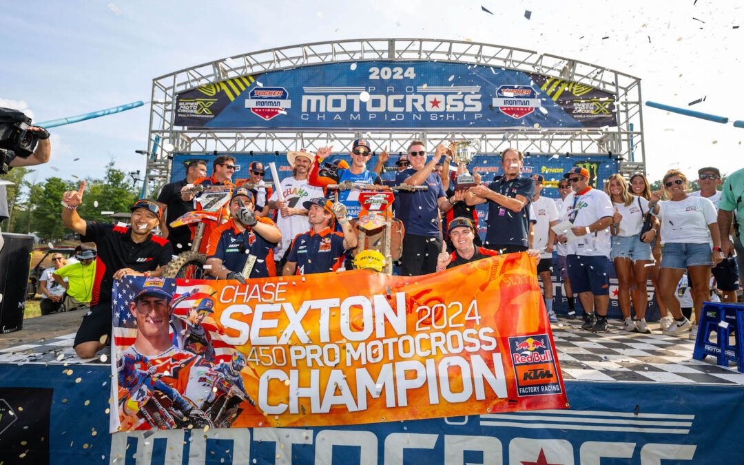 Chase Sexton se coronó Campeón del AMA Pro Motocross 450