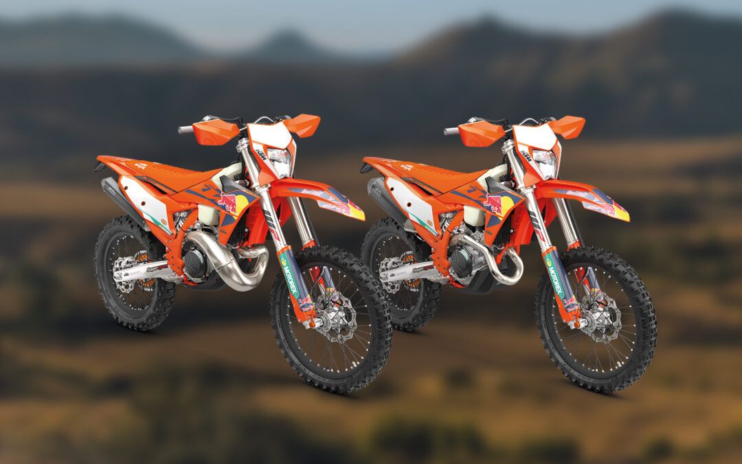KTM celebra sus éxitos exhibiendo una versión especial EXC CHAMPIONS EDITION 2025