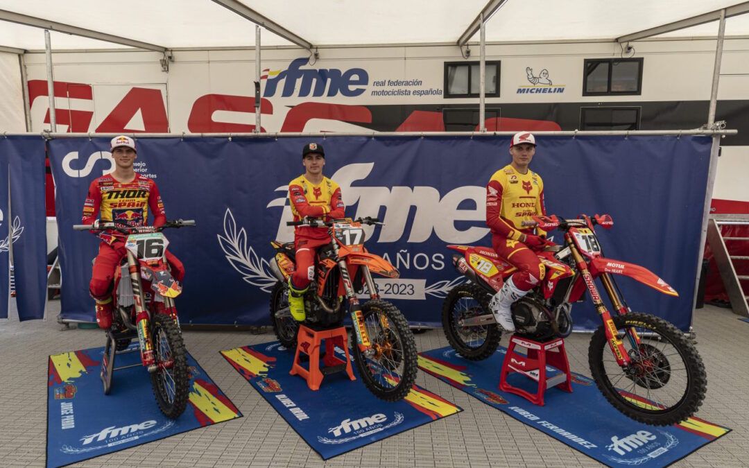 España anuncia su equipo para competir en el Motocross de las Naciones 2024