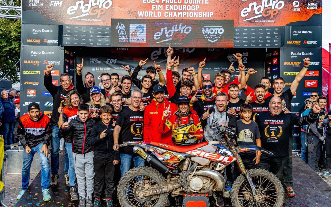 Espectacular resultado del Rieju Factory Team en el final del Campeonato del Mundo de Enduro Women 2024