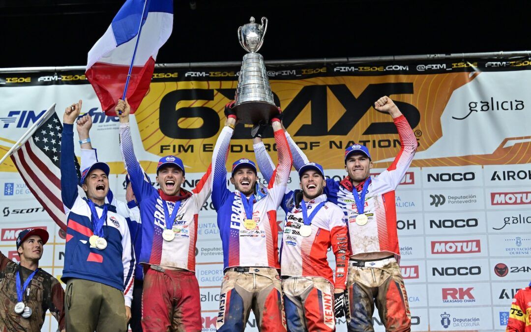 ¡Francia se impone en World Trophy en uno de los FIM 6DAYS más duros!