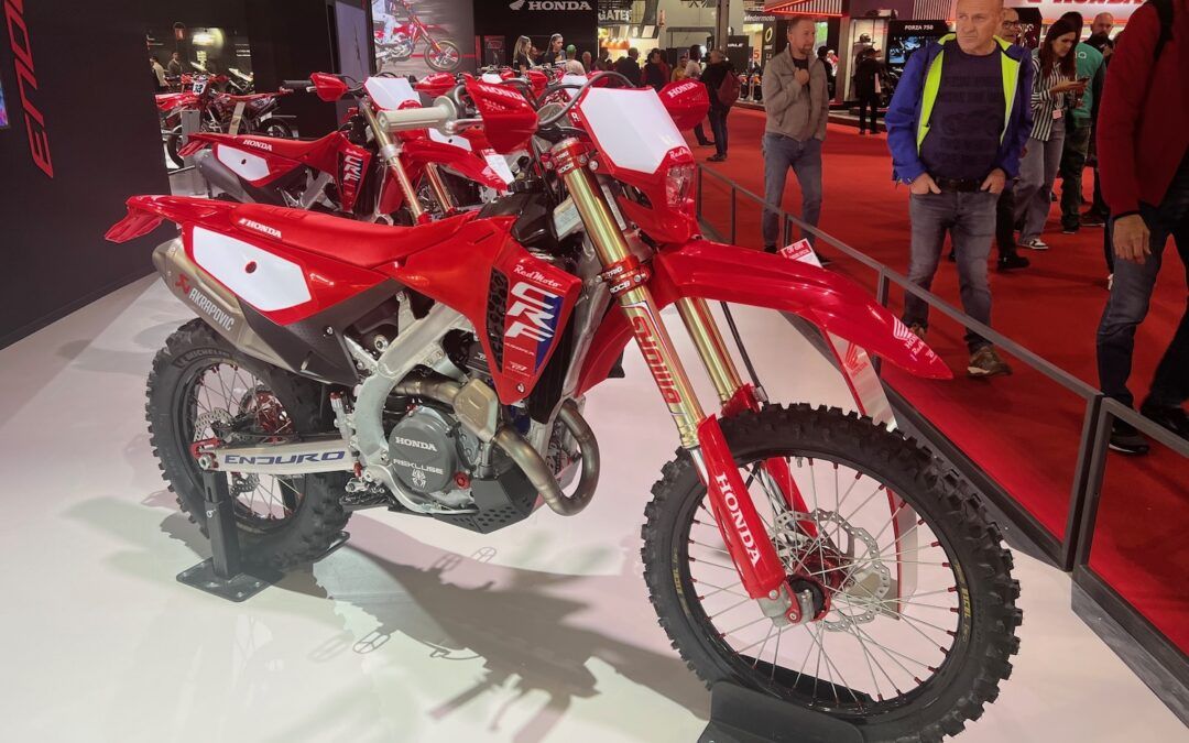 EICMA 2024: Las Honda CRF-RX Enduro MY25 se presentan con importantes cambios