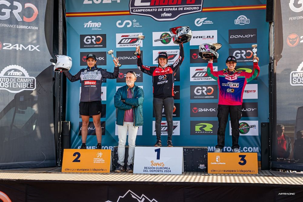 Podio Enduro Cózar Badia / San Miguel