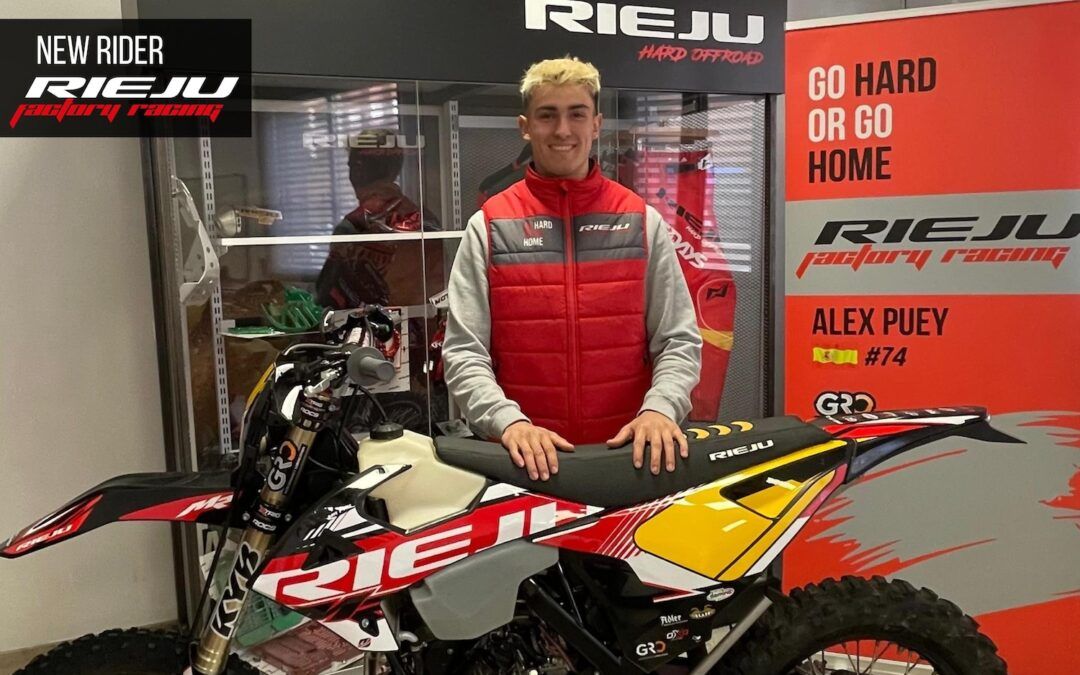 RIEJU incorpora a Àlex Puey como nuevo piloto oficial