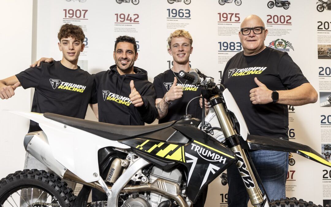 Triumph confirma a los pilotos Samuel Nilsson y Carlos Prat para el Campeonato de España de Motocross