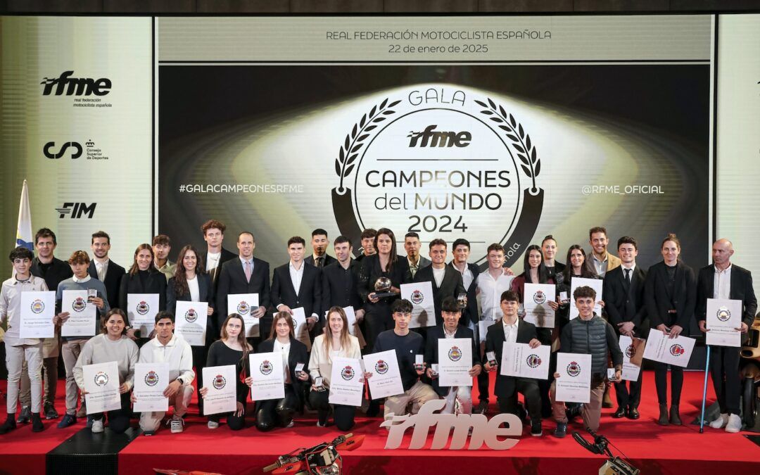 Gala de Campeones del Mundo 2024: Los pilotos españoles baten todos los récords motociclistas