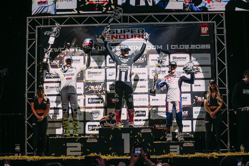 Podio SuperEnduro Prestige GP Gran Bretaña
