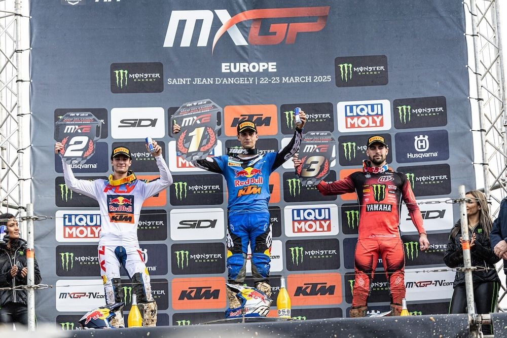 Podio MX2 MXGP de Europa