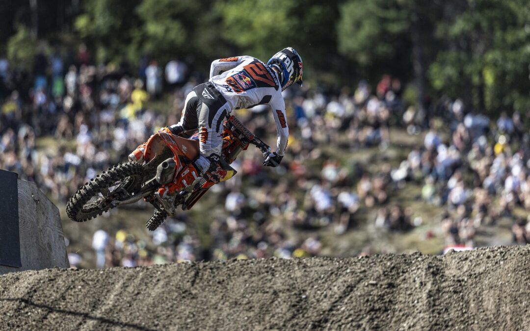 Simon Längenfelder sigue dominando en MX2 tras su victoria en el GP de Suecia