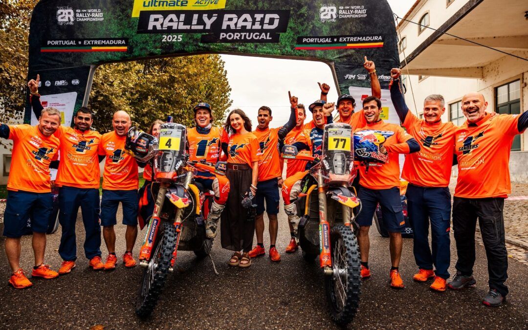 Sanders hace historia en el Rally-Raid: Campeón del mundo FIM antes de la final