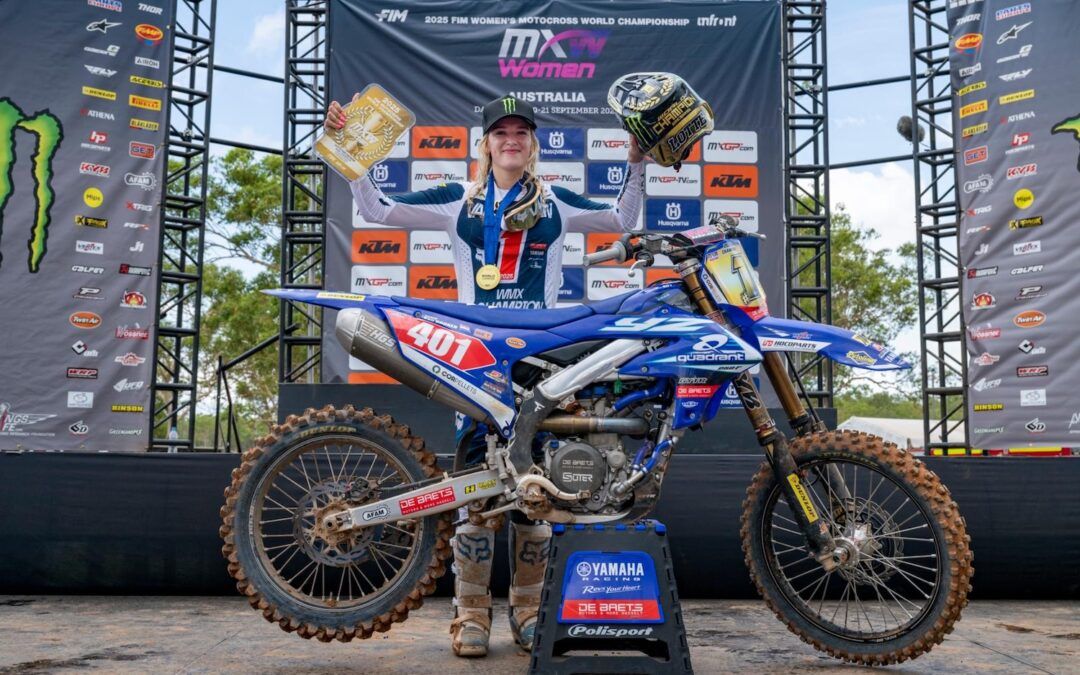 ¡Lotte van Drunen, con Yamaha, se corona Campeona Mundial de WMX 2025!