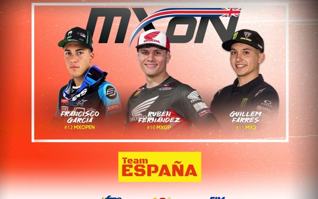 España anuncia su equipo para el Motocross de las Naciones 2025