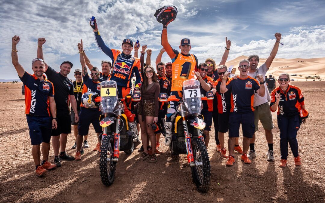 El Red Bull KTM Factory Racing, consigue dos títulos mundiales de Rally Raid con Sanders y Canet