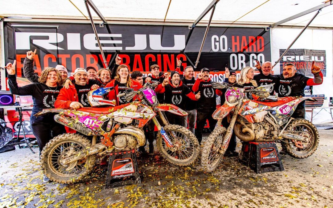 Rieju Campeona y Subcampeona del Mundo de EnduroGP Women´s 2025, con Gutish y Rowett