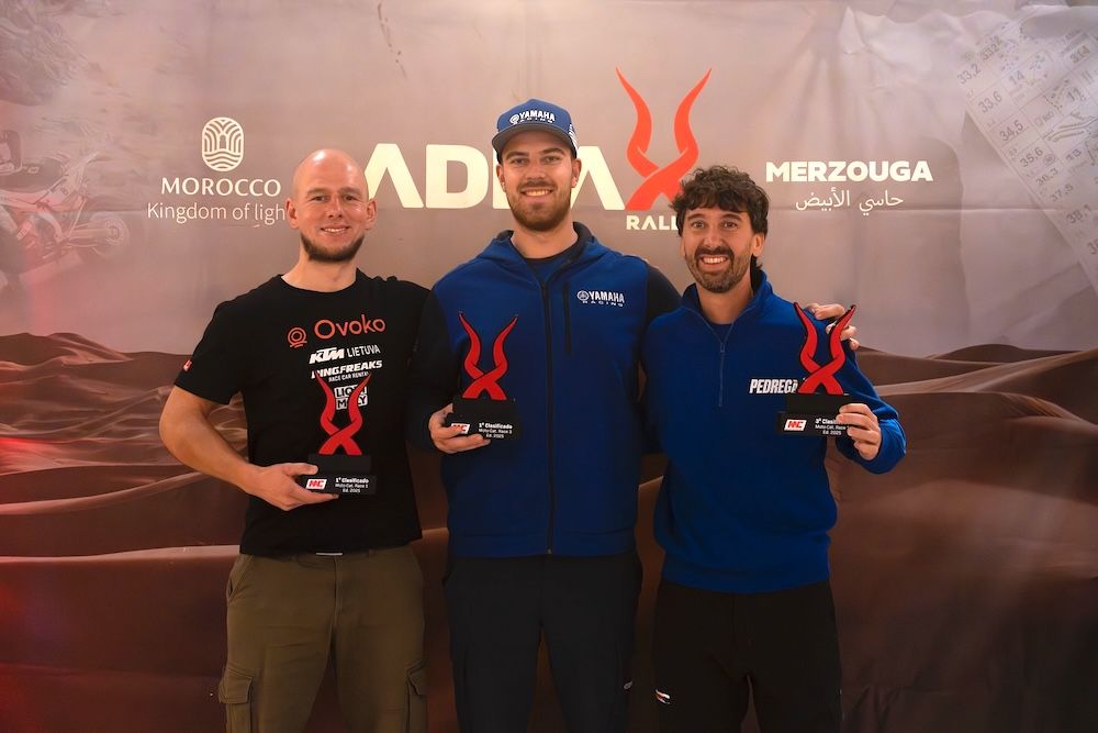 Podio Final Addax Rally 2025