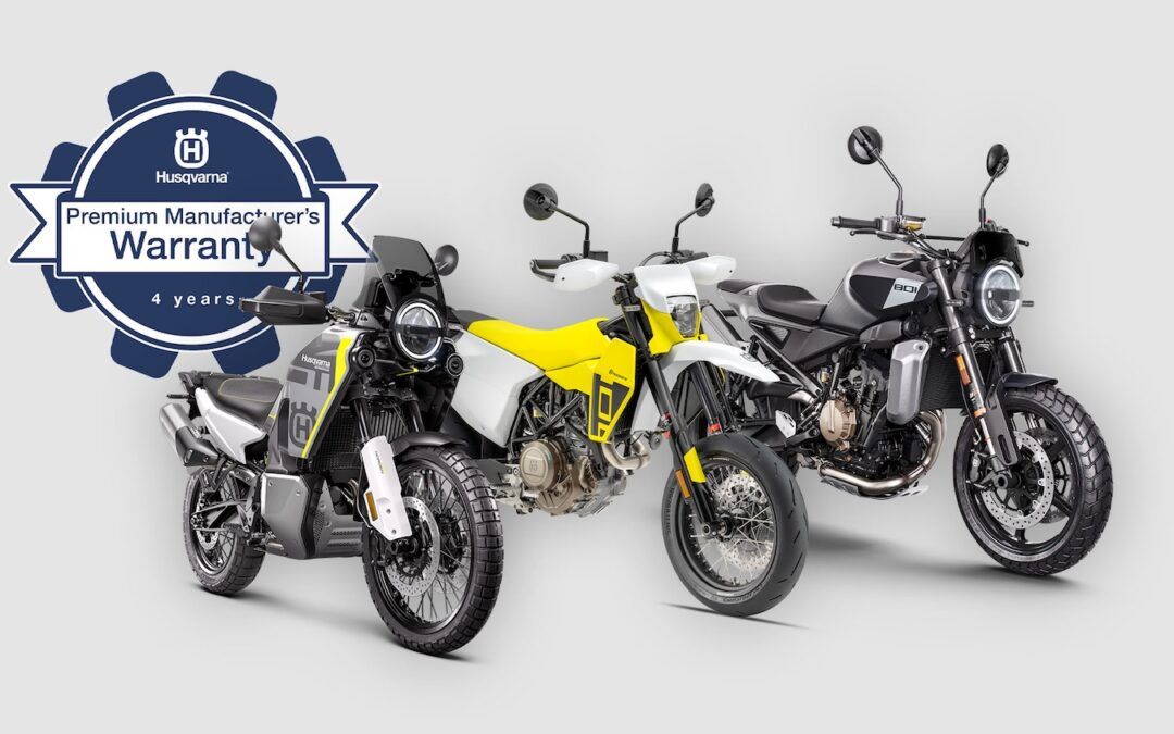 Garantía Premium aumentada para las Husqvarna gama Street