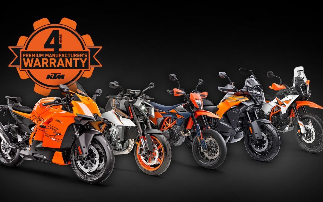 KTM amplía su garantía Premium de fábrica a 4 años