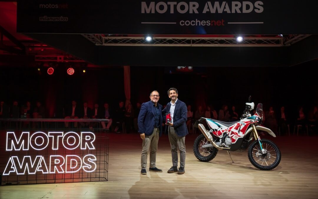 La KOVE 450 Rally, elegida mejor moto off-road en los Motor Awards 2026