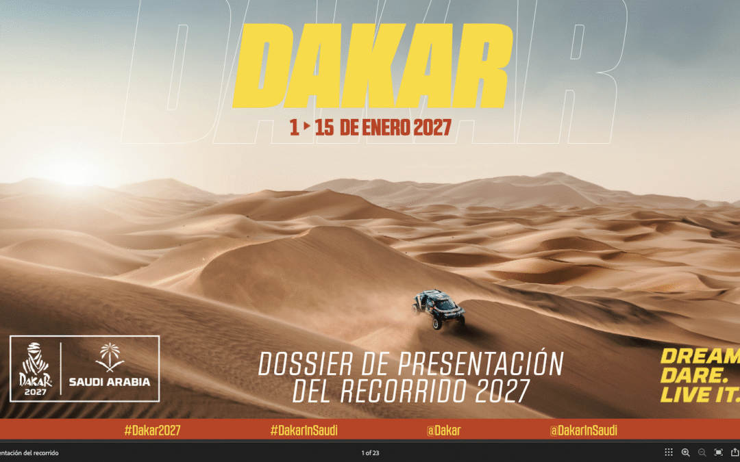 Se presentan el recorrido y las novedades para el Rally Dakar 2027