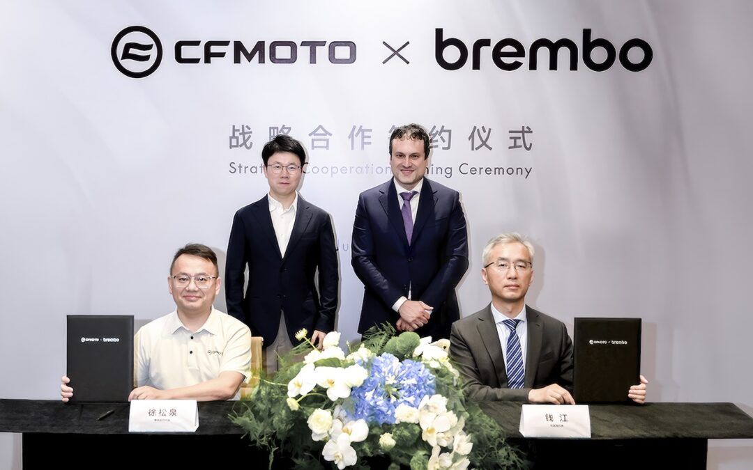 CFMOTO y Brembo firman una alianza para el desarrollo de Sistemas Avanzados de Seguridad y Rendimiento