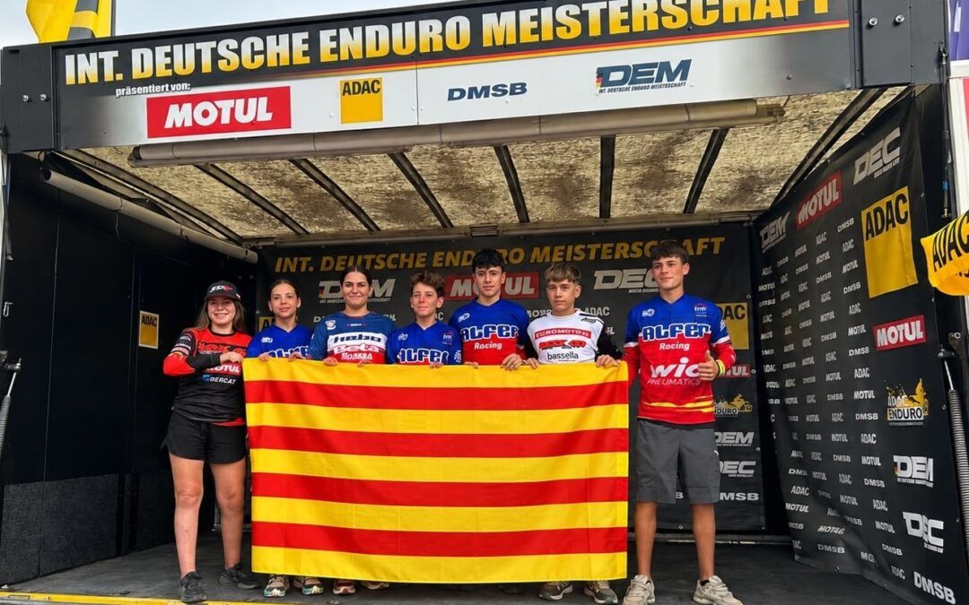 Tres Títulos Europeos para el Motociclismo Catalán en el Europeo de Enduro Infantil