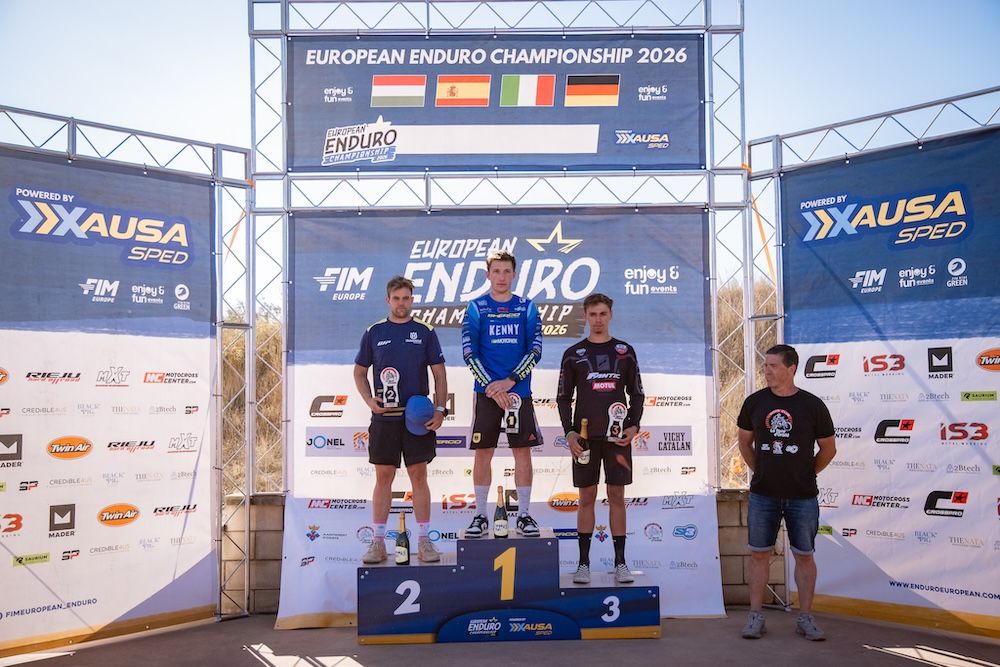 Podio European Enduro Championship Barcelona